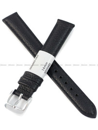 Pasek skórzany do zegarka - Rochet Boston 6020401 - 14 mm - Czarny