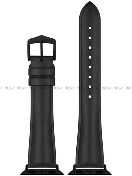 Pasek z naturalnego kauczuku z adapterem do Apple Watch - Hirsch Urbane 40448850AD-5-22 - 22 mm - Zestaw