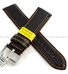 Skórzany pasek do zegarka Morellato A01U3586977886CR22, 22 mm, Czarny