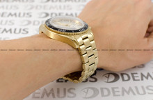 FujiTime M7139Q-Gold-Silver Zegarek Męski