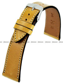 Skórzany pasek do zegarka Horido 9407.08.22S, 22 mm, Brązowy