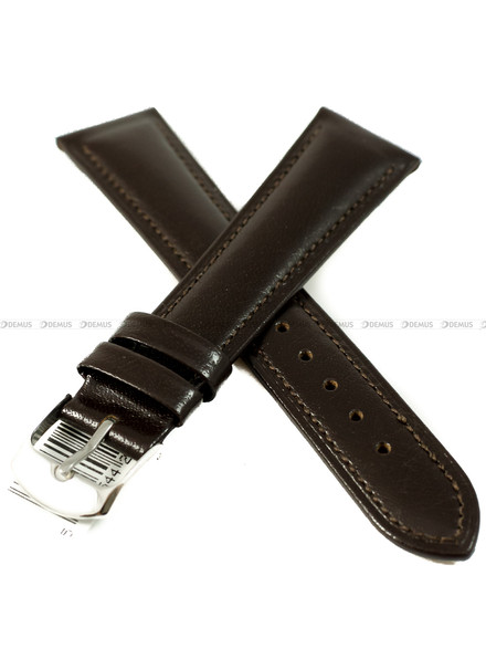 Skórzany pasek do zegarka Horido 0158.02.22S, 22 mm, Czarny