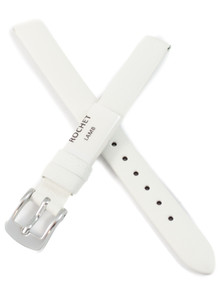 Pasek skórzany do zegarka - Rochet Trendy 6340202 - 10 mm - Biały
