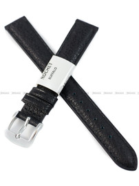 Pasek skórzany do zegarka - Rochet Buffalo 5020401 - 14 mm - Czarny