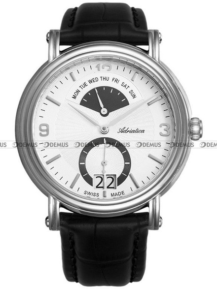 Zegarek Adriatica Mens strap A1194.5253QF Męski, Kwarcowy, Wskazówkowy