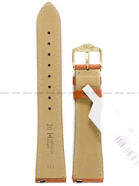 Pasek skórzany z do zegarka - Hirsch Bologna 01802070-1-19 - 19 mm