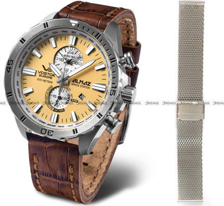 Zegarek Męski Vostok Europe Almaz YM8J-320A655B - Zestaw