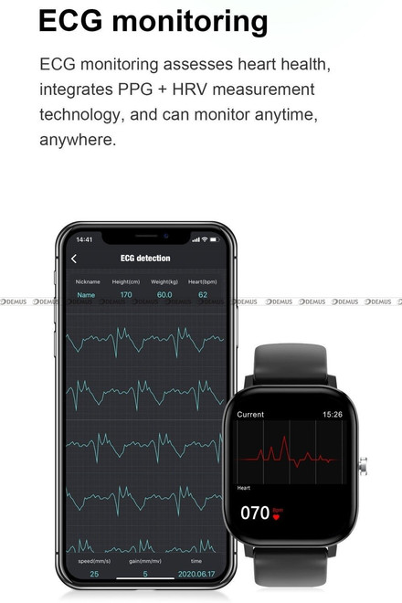 Smartwatch Pacific 20-2-Silver-Black