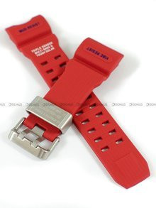 Pasek do zegarka z tworzywa Casio GWG-1000RD-4AER, 16 mm, Czerwony