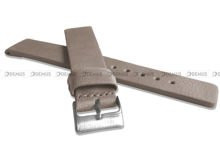 Skórzany pasek do zegarka LAVVU LSCUF18, 18 mm, Beżowy