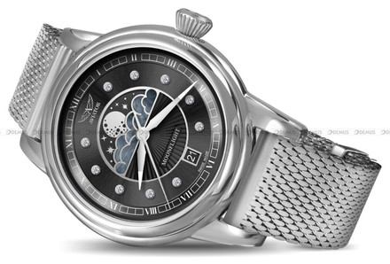 Zegarek Damski Aviator Douglas MoonFlight Diamonds Edition V.1.33.0.381.5