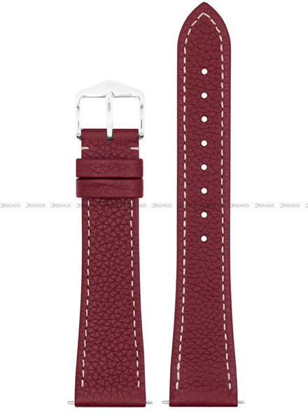 Pasek skórzany z do zegarka - Hirsch Bologna 01802060-2-20 L - 20 mm