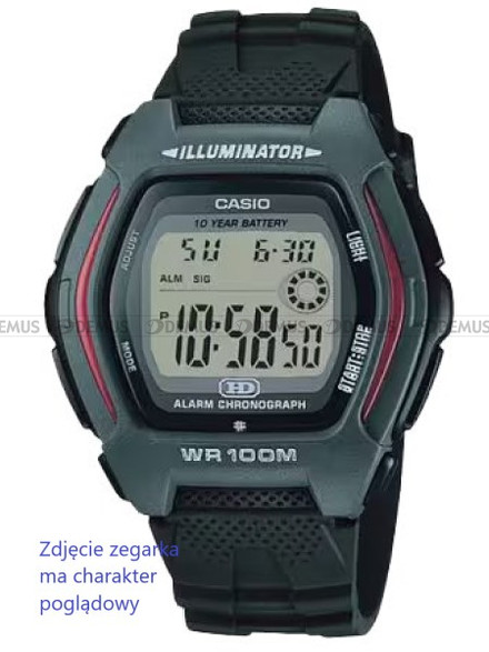 Pasek z tworzywa do zegarków Casio HDD-600 - 18 mm