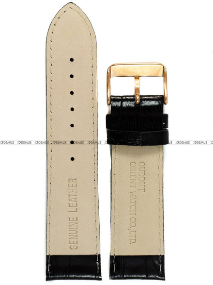 Pasek skórzany do zegarka Orient FFNAB004BH, FFNAB004WH - UDDUTSB - 24 mm