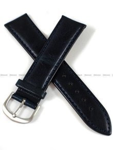 Skórzany pasek do zegarka Sturmanskie Sputnik 681, 20 mm, Czarny
