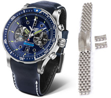 Zegarek Męski Vostok Europe Batiscafos Chrono 6S21-511A772B - Zestaw