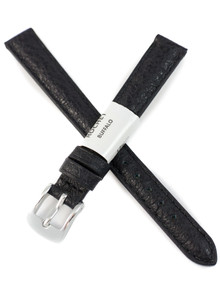 Pasek skórzany do zegarka - Rochet Buffalo 5020301 - 12  mm - Czarny