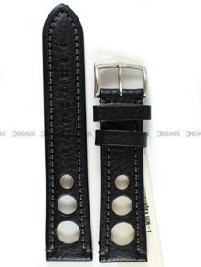 Skórzany pasek do zegarka Hirsch 05102050-2-22, 22 mm, Czarny