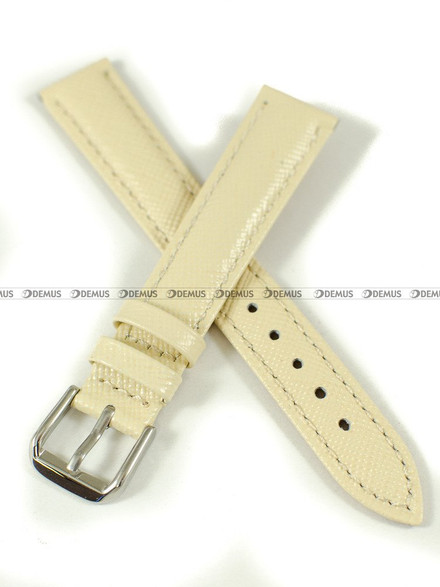 Skórzany pasek do zegarka Pacific W95.16.71.71, 16 mm, Beżowy