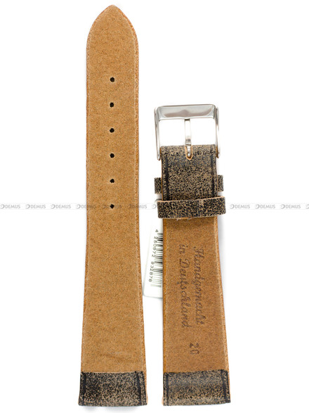 Pasek skórzany do zegarka - Fluco Sparta 197FM-02-20 - 20 mm