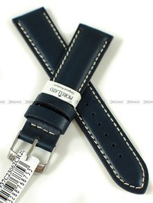 Skórzany pasek do zegarka Morellato A01X4937C23062CR20, 20 mm, Niebieski