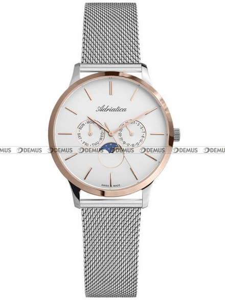 Zegarek Adriatica Ladies fashion A3174.R113QF Damski, Kwarcowy, Wskazówkowy