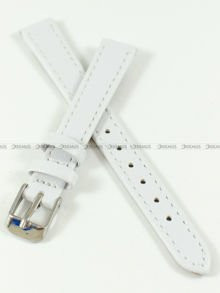 Skórzany pasek do zegarka Toscana PST-12.7-S, 12 mm, Biały