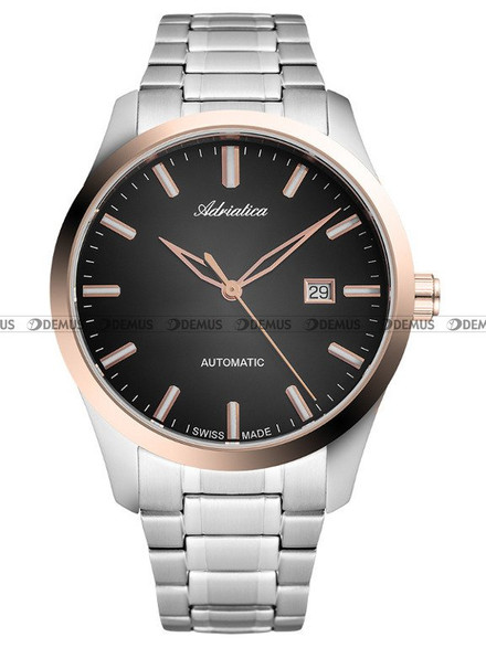 Zegarek Adriatica Mechaniczne A8277.R114A Męski, Automatyczny, Wskazówkowy