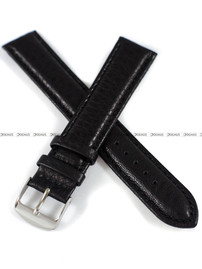 Skórzany pasek do zegarka Horido 0074L.01.20S, 20 mm, Czarny