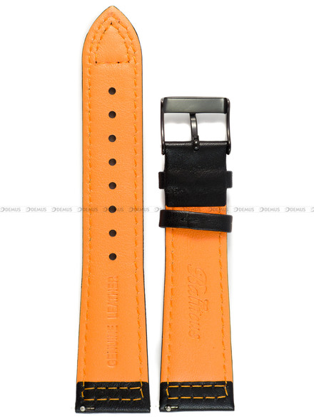 Pasek skórzany do zegarka Balticus Flying Seal - Latająca Foka BALFSBLP - 22 mm