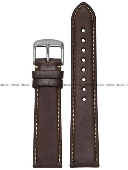 Pasek skórzany do zegarka Hanhart 417 ES 42 mm - 9921.7110-03 - 21 mm - M