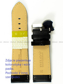 Pasek skórzany do zegarka - Diloy 302EA.28.1 - 28 mm