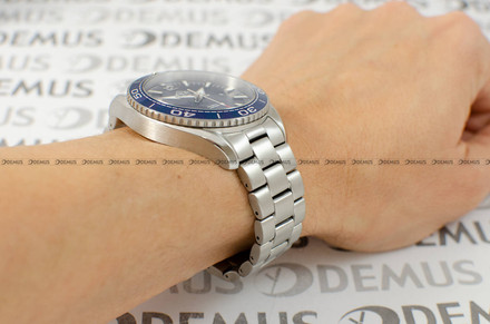 FujiTime Automatyczny M7138Q-Silver-Blue Zegarek Męski