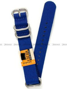 Nylonowy pasek do zegarka Diloy 409.20.5, 20 mm, Niebieski