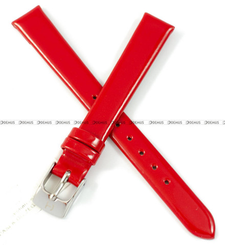 Skórzany pasek do zegarka Horido 0504.06.12S, 12 mm, Czerwony