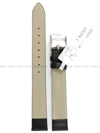 Skórzany pasek do zegarka Horido 4504L.01.14S, 14 mm, Czarny