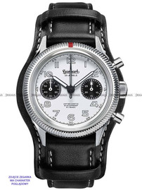 Pasek skórzany z podkładką do zegarka Hanhart 417 ES oraz PIONEER Preventor HD12 39 mm - 20 mm - M