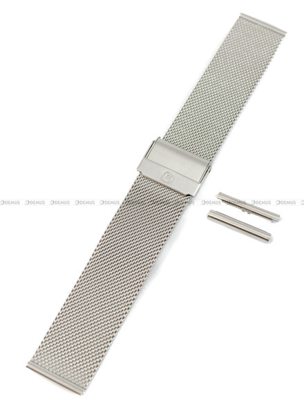 Bransoleta mesh do zegarka - Rochet Asti 2275100 - 20-22 mm - srebrna