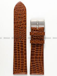 Skórzany pasek do zegarka Pacific W57.22.3, 22 mm, Brązowy