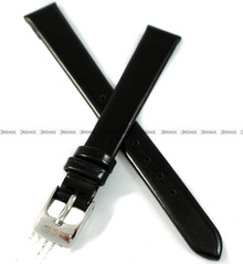 Skórzany pasek do zegarka Horido 0504.01.12S, 12 mm, Czarny