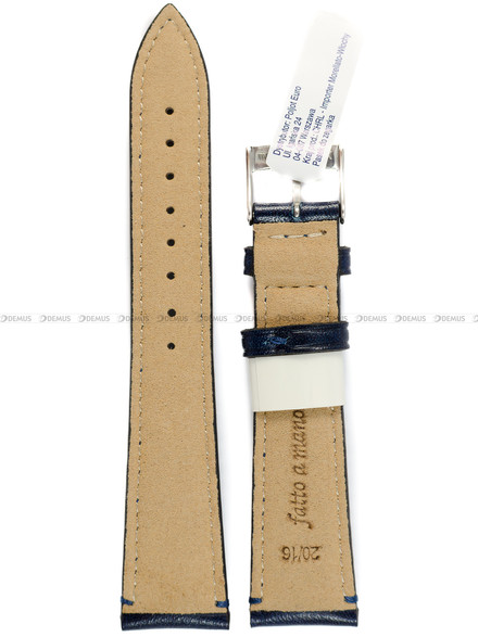 Pasek skórzany do zegarka - Morellato A01X6122E40062CR20 - 20 mm