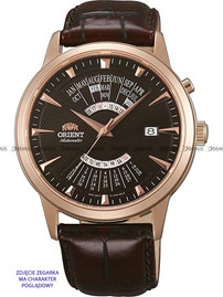 Skórzany pasek do zegarka Orient UDEVHRT, 22 mm, Brązowy