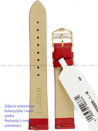 Pasek skórzany do zegarka - Hirsch Toronto 03702120-1-16 M - 16 mm