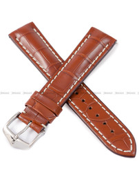 Pasek skórzany z aligatora do zegarka - Hirsch Capitano 04807079-2-20 - 20 mm