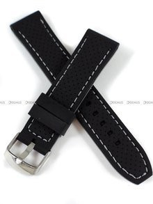 Silikonowy pasek do zegarka Demus PGS6.20.1.11, 20 mm, Czarny