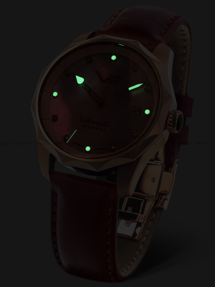 Zegarek Damski Vostok Europe Vilnele VS42-125B754BM - z diamentami - Zestaw