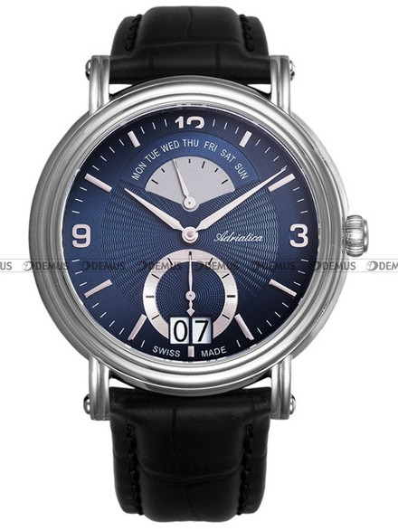 Zegarek Adriatica Mens strap A1194.5255QF Męski, Kwarcowy, Wskazówkowy