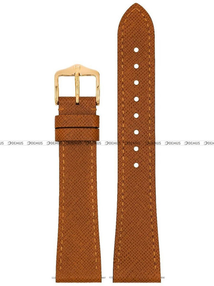Pasek skórzany do zegarka - Hirsch Giffone 01875070-1-20 - 20 mm - Zwężany