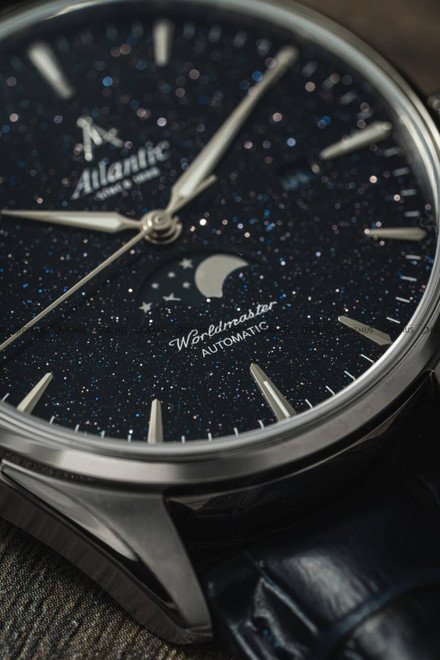 Atlantic Worldmaster Nightsky Moonphase – Niebieski Awenturyn 52783.41.91 Zegarek Męski Automatyczny