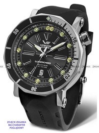 Pasek silikonowy do zegarka Vostok Europe Lunokhod NH35A-6205210 - 25 mm